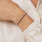 Jantier: Audacious Contrasts Bracelet - 925 Rhodium-plated Silver