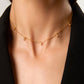 Jantier: Luxurious necklace - Silver - Gold plated