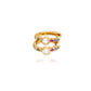 Jantier: Luminous Silver Earrings - Gold plated