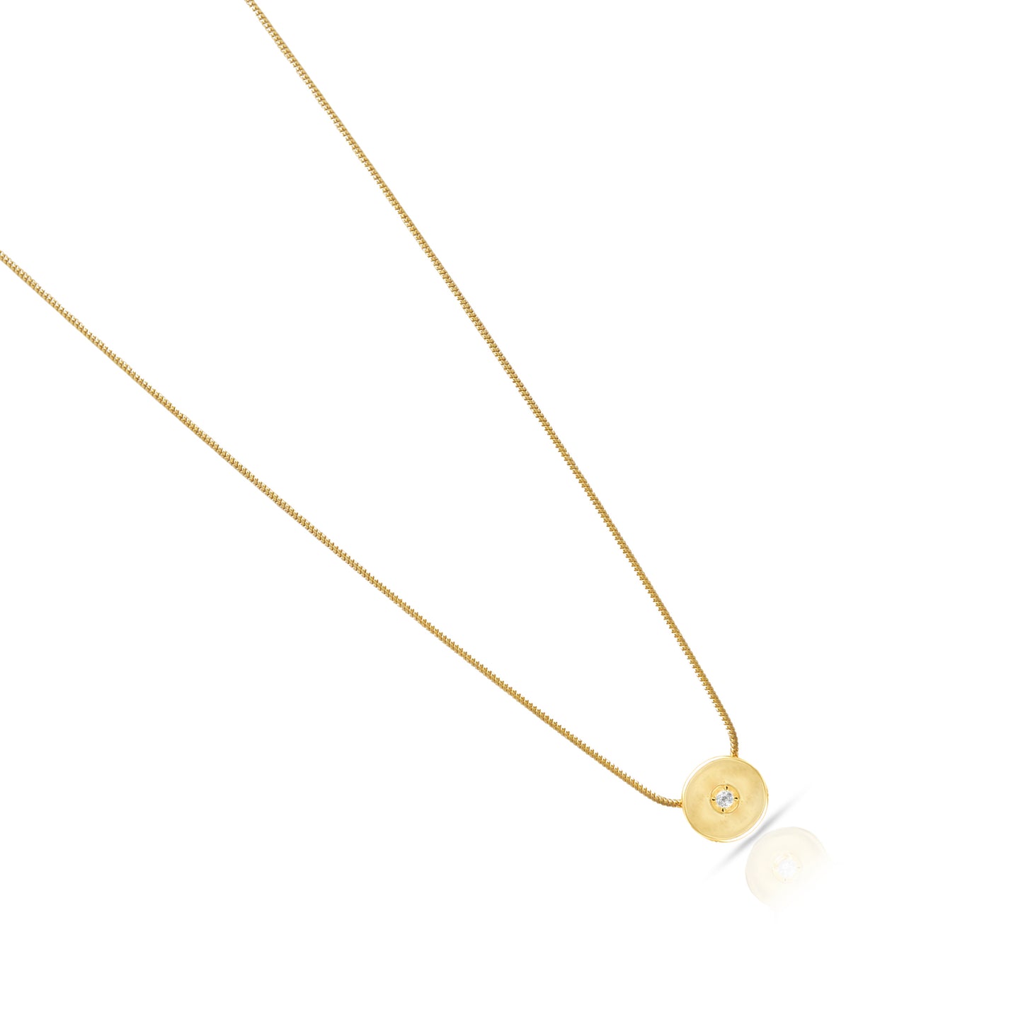 Jantier: Attraction Necklace - 925 Silver - Gold plated