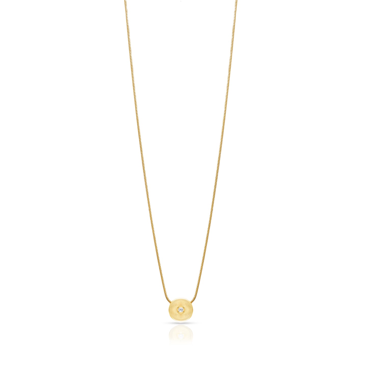 Jantier: Attraction Necklace - 925 Silver - Gold plated