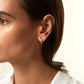 Jantier: Love Silver earrings - Gold plated