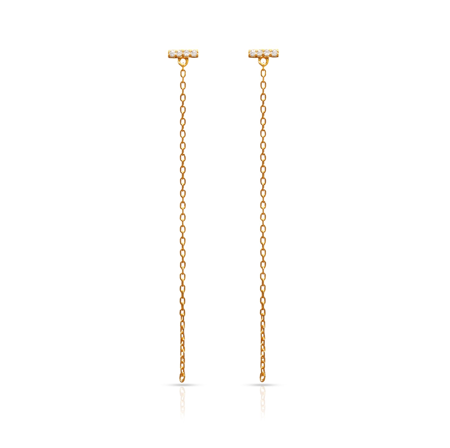 Jantier: Insoumises Silver Earrings - Gold plated