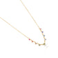 Jantier: Jewels Necklace - Gold-plated silver - Zircon crystals