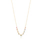 Jantier: Jewels Necklace - Gold-plated silver - Zircon crystals