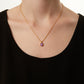 Jantier: Precious Amethyst pendant - Gold-plated 925/100 silver