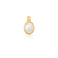 Jantier: Precious moonstone pendant - Gold-plated silver