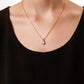 Jantier: Precious Topaz pendant - Gold-plated silver