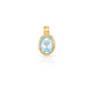 Jantier: Precious Topaz pendant - Gold-plated silver