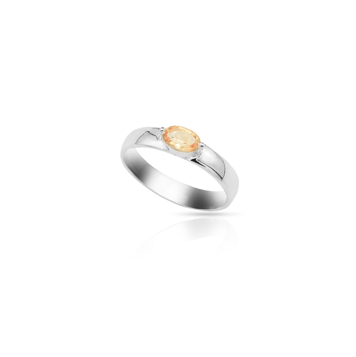 Jantier: 925 Silver and Zirkonia Ring, Contemporary Radiance