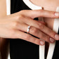 Jantier: 925 Silver and Moonstone Ring, Unique Sparkle