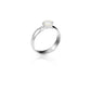 Jantier: 925 Silver and Moonstone Ring, Unique Sparkle